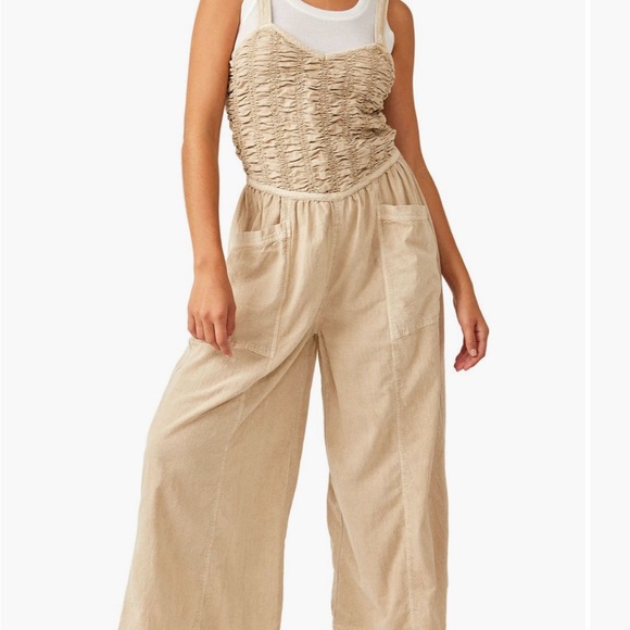 NWT Forever Always Cotton Wide Leg Jumpsuit - Picture 1 of 3